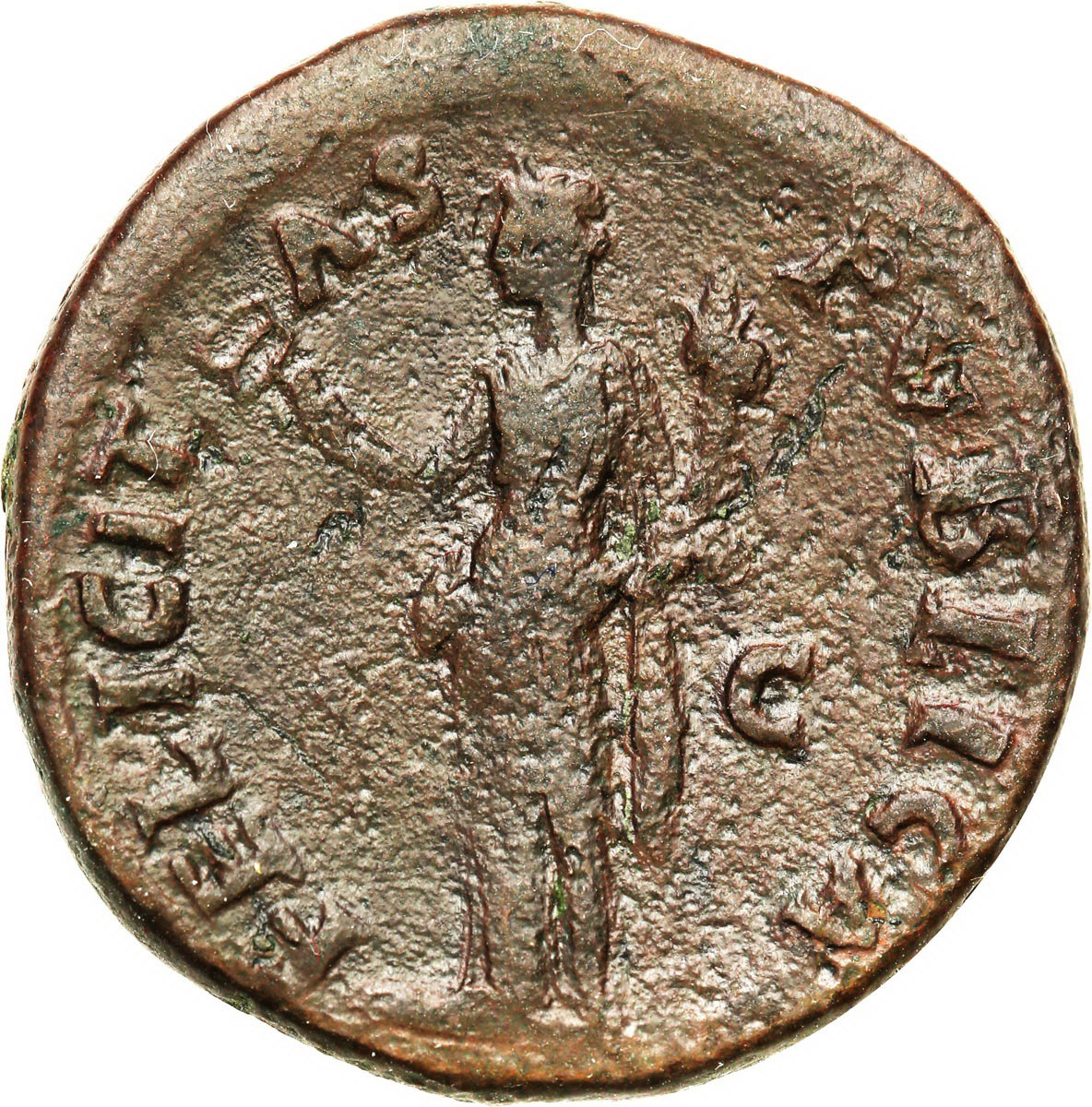 Cesarstwo Rzymskie, Tytus (79-81). Dupondius - RZADKI